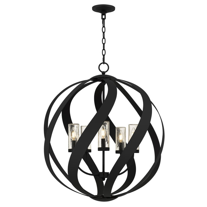 Quoizel Blacksmith 5-Lt Earth Black Pendant, Earth Black - BMS2826EK
