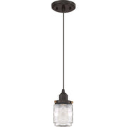 Quoizel Belmont 1 Light Mini Pendant, Western Bronze