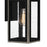 Quoizel Bramshaw 1 Light Outdoor Lantern, Matte Black/Seeded