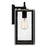 Quoizel Bramshaw 1 Light Outdoor Lantern, Matte Black/Seeded