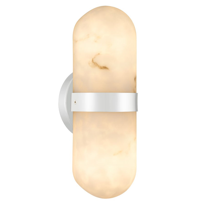 Quoizel Bree 2-Lt Polished Chrome Wall Sconce, Polished Chrome - BREE8704C