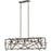 Quoizel Brigham Linear 5 Light Chandelier, Restored Bronze