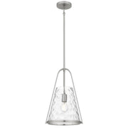 Quoizel Briley 1-Lt Brushed Nickel Mini Pendant, Brushed Nickel - BRIL1511BN