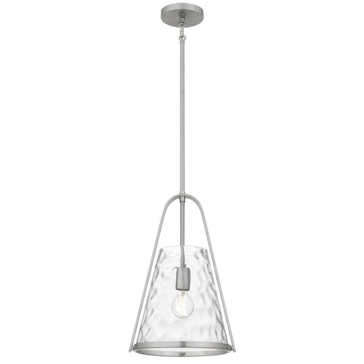 Quoizel Briley 1-Lt Brushed Nickel Mini Pendant, Brushed Nickel - BRIL1511BN