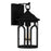 Quoizel Brampton 1 Light Outdoor Lantern, Matte Black/Clear