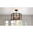 Quoizel Baron 6 Light Semi-Flush Mount