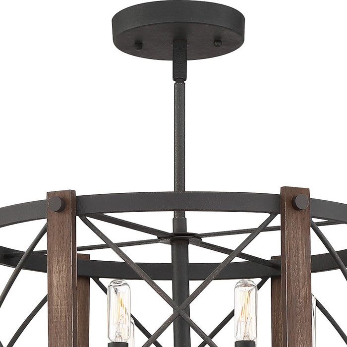 Quoizel Baron 6 Light Semi-Flush Mount