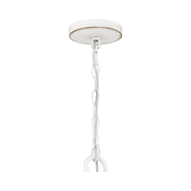 Quoizel Briar 12 Light Chandelier, Antique White