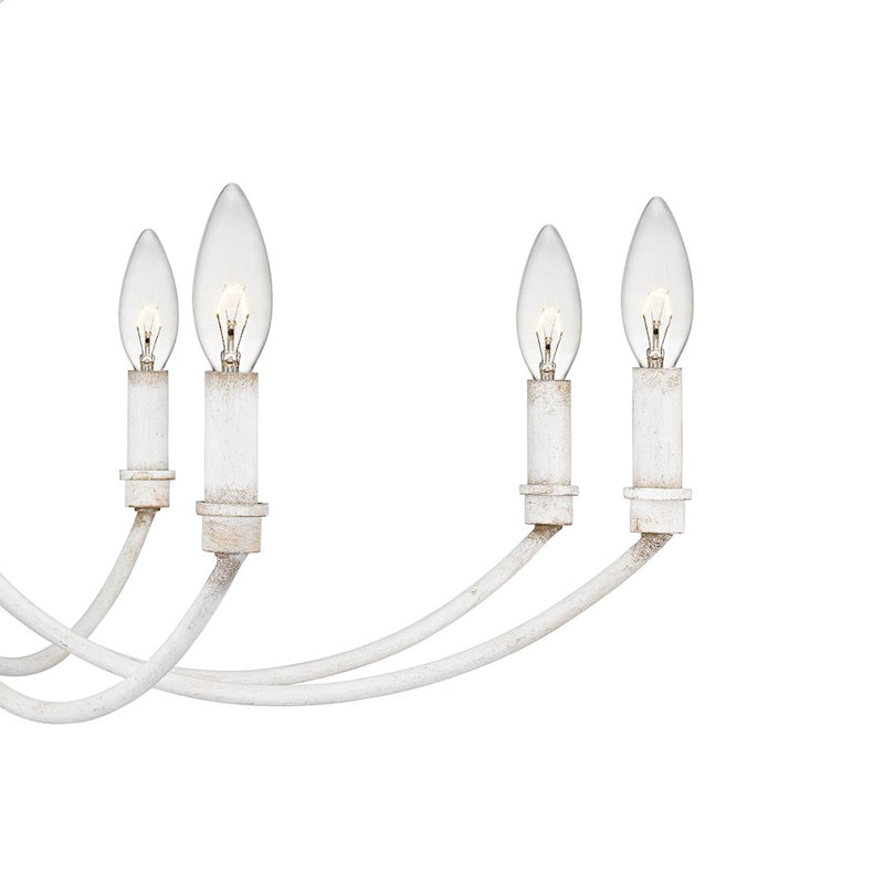 Quoizel Briar 12 Light Chandelier, Antique White