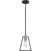 Quoizel Brockton Mini Pendant, Grey Ash