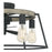Quoizel Brockton 5 Light Fandelier, Grey Ash