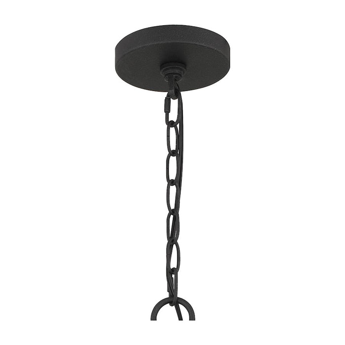 Quoizel Brockton 6 Light Chandelier, Grey Ash