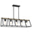 Quoizel Brockton 5 Light Island Chandelier, Grey Ash