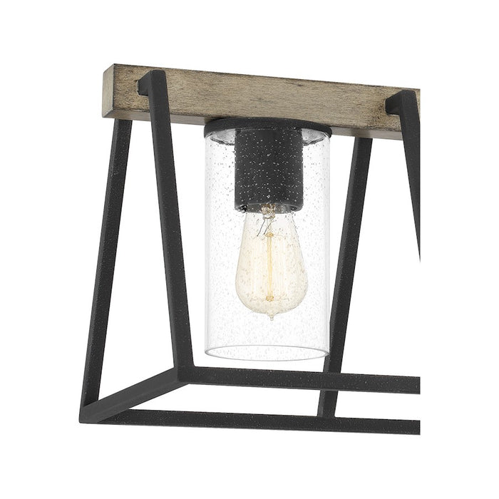 Quoizel Brockton 5 Light Island Chandelier, Grey Ash