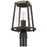 Quoizel Brockton 1 Light Outdoor Post Lantern, Rustic Black