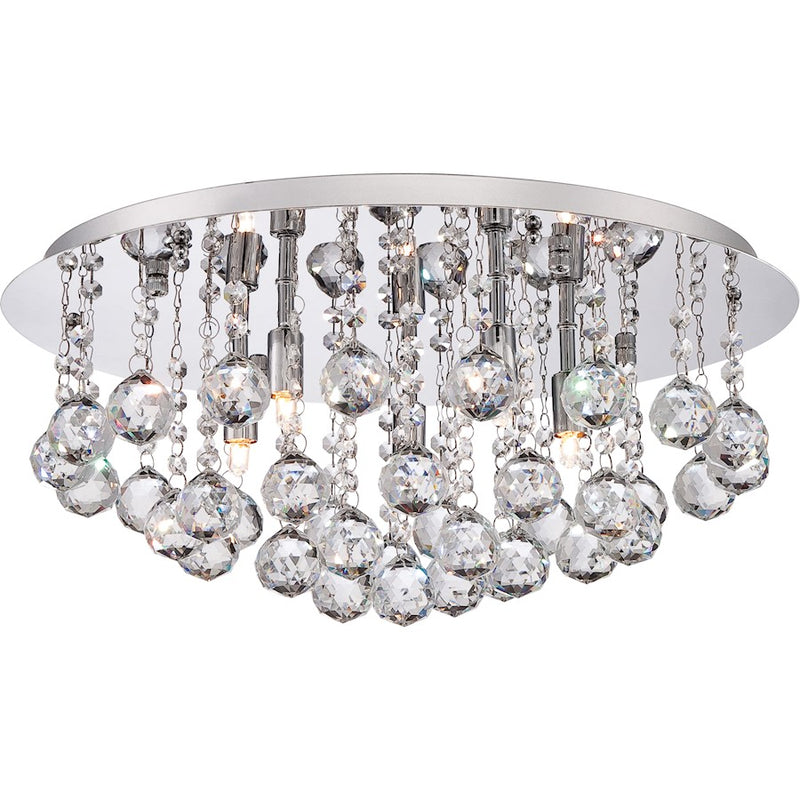 Quoizel Bordeaux Flush Mount in Polished Chrome