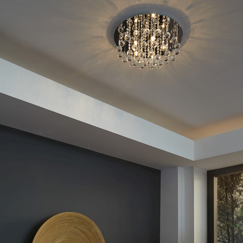 Quoizel Bordeaux Flush Mount in Polished Chrome
