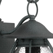 Quoizel Boston 1 Light Small Outdoor Wall Lantern, Mottled Black