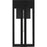 Quoizel Boswell 1Lt 20" Outdoor Lantern, Black/Clear/Clear Tempered
