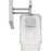 Quoizel Brenthouse 2Lt Bath Light, Nickel/Clear/Sand Spray Inside
