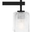 Quoizel Brenthouse 3Lt Bath Light, Black/Clear/Sand Spray Inside