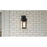Quoizel Buckley 1 Light Outdoor Lantern, Black/Clear Beveled