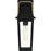 Quoizel Buckley 1 Light Outdoor Lantern, Black/Clear Beveled