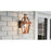 Quoizel Burdett Outdoor Lantern, Aged Copper/Clear Tempered