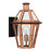 Quoizel Burdett Outdoor Lantern, Aged Copper/Clear Tempered