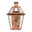 Quoizel Burdett Outdoor Lantern, Aged Copper/Clear Tempered