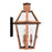 Quoizel Burdett 3 Light 21" Outdoor Lantern, Aged Copper/Clear