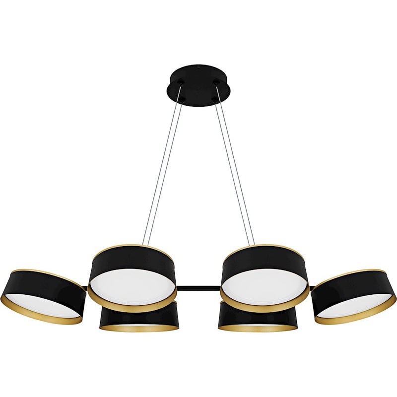 Quoizel Byrnes Light Island Light, Matte Black/Metal