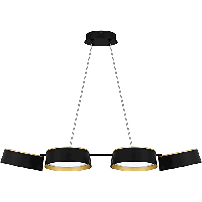Quoizel Byrnes Light Island Light, Matte Black/Metal