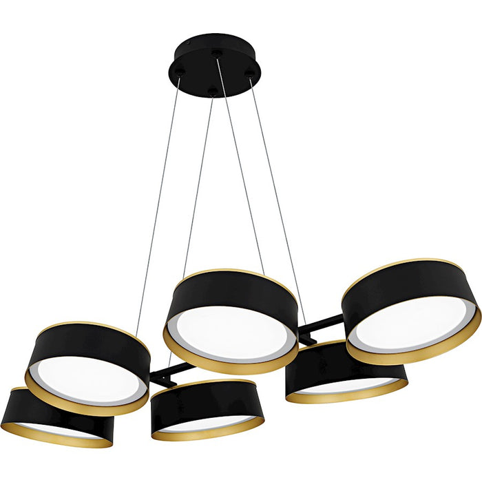 Quoizel Byrnes Light Island Light, Matte Black/Metal