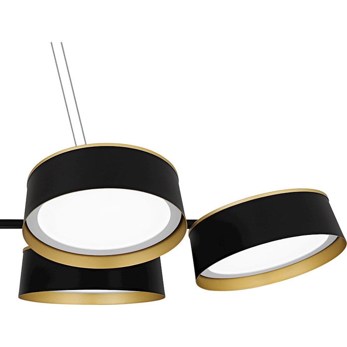 Quoizel Byrnes Light Island Light, Matte Black/Metal