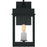 Quoizel Carmen 1Lt Outdoor Lantern, Black/Clear/Clear Tempered