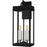 Quoizel Carmen 2Lt 22" Outdoor Lantern, Black/Clear/Tempered Panel - CAM8409MBK