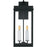Quoizel Carmen 2Lt 22" Outdoor Lantern, Black/Clear/Tempered Panel