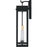 Quoizel Carmen 2Lt 22" Outdoor Lantern, Black/Clear/Tempered Panel