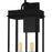 Quoizel Carmen 2Lt 22" Outdoor Lantern, Black/Clear/Tempered Panel