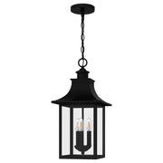 Quoizel Chancellor 10in 3-Light Mini Pendant | Traditional Mystic Black and Clear Glass | Kitchen Island & Bar Area | 10 x 10 x 21 in | Model CCR1510K