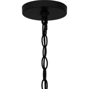 Quoizel Chancellor 10in 3-Light Outdoor Lantern | Traditional Mystic Black and Clear Glass | Porch & Entryway | 10 x 10 x 20.75 in | Model CCR1910K