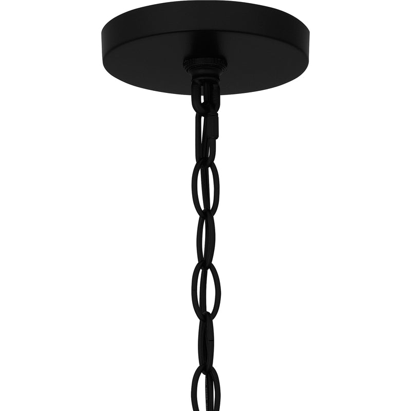 Quoizel Chancellor 10in 3-Light Outdoor Lantern | Traditional Mystic Black and Clear Glass | Porch & Entryway | 10 x 10 x 20.75 in | Model CCR1910K