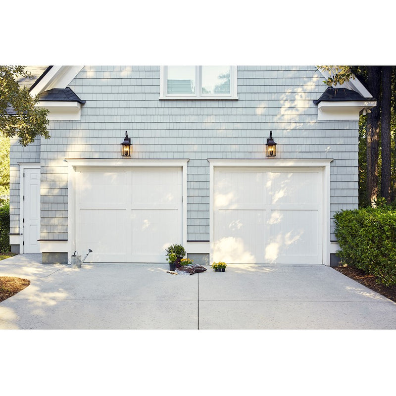 Quoizel Chancellor 11in 1-Light Outdoor Wall Lantern | Traditional Copper Bronze and Clear Glass | Entryway & Garage | Model CCR8406CU