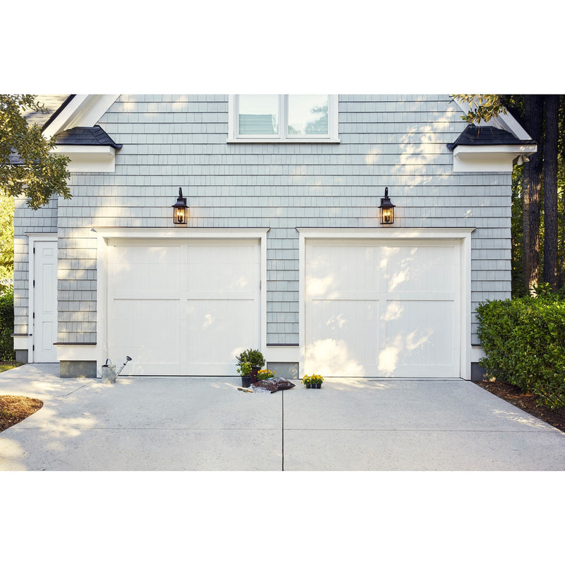 Quoizel Chancellor 23in 3-Light Outdoor Wall Lantern | Traditional Copper Bronze and Clear Glass | Entryway & Porch | Model CCR8410CU
