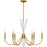 Quoizel Cecily 6Light Chandelier, Brushed Gold/ - CCY5032BRG