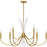 Quoizel Cecily 9Light Chandelier, Brushed Gold/ - CCY5040BRG