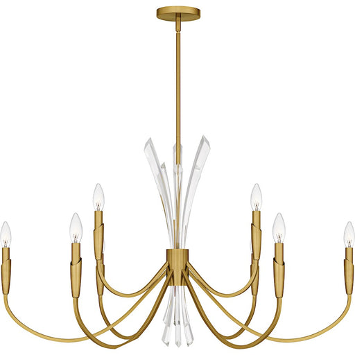 Quoizel Cecily 9Light Chandelier, Brushed Gold/ - CCY5040BRG