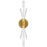 Quoizel Cecily Light Wall Sconce, Brushed Gold/Clear Crystal Glass - CCY8805BRG