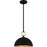 Quoizel Cleo 1Light Pendant, Matte Black/Metal - CEO1812MBK